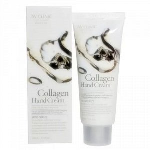 3W Clinic Увлажняющий крем для рук с коллагеном Collagen Hand Cream, 100 мл