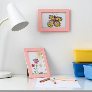 ФИСКБУ Рама, розовый. 10х15см