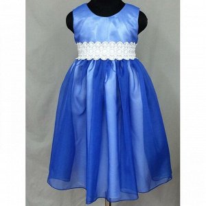 Праздничное платье для девочки синий, бордо