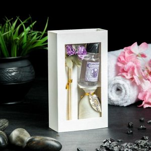 Подарочный набор с аромамаслом 15 мл "Ваза с цветком", аромат лаванда