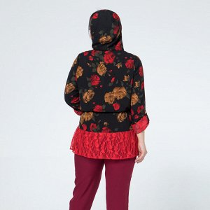 Жакет, трикотаж, черный, Черный