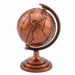 Глобус средний металический цв.медь 75*84*125мм.