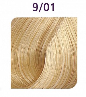 Крем краска для волос тон 9/01 очень светлый блонд песочный WELLA Color Touch 60 мл