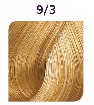 Крем краска для волос тон 9/3 очень светлый блонд золотистый WELLA Color Touch 60 мл