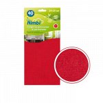 Салфетка  &quot;Kolibriya&quot; Nimbi-40 Дом-Офис,  Микрофибра 25х25см,  для Кухни,  Красная