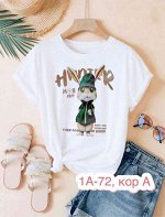 ЖЕНСКАЯ ФУТБОЛКА ТКАНЬ ХЛОПОК