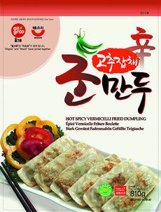 Дамплинги, острые/Allgroo Fried Spicy Vermicelli dumpling,Ю.Корея, 540 г, (12)