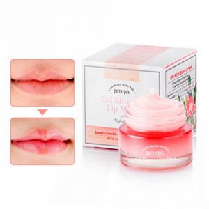 PETITFEE] Маска для губ с маслом камелии Oil Blossom Lip mask (Camellia seed oil), 15 гр