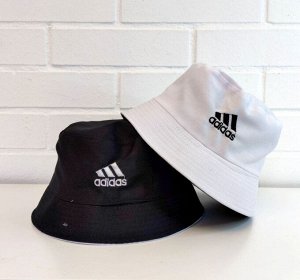 Панама в стиле adidas Двусторонняя летняя унисекс 2 цвета в 1 панаме ЖЕЛТЫЙ/ЧЕРНЫЙ