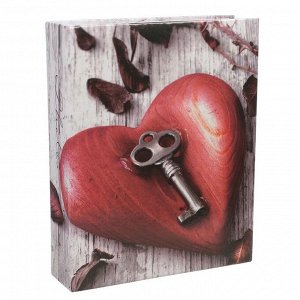 Фотоальбом на 200 фото 10х15 см "Ключик на сердце" 23х18х5,5 см