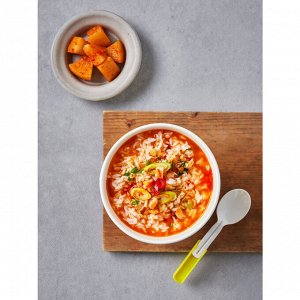 Рис готовый "пибимпап" (с овощами и мясом) Ottogi hot stone pot bibimpap, 269гр