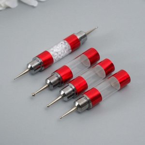 Инструмент для творчества набор 10 насадок пластик, металл, резина 2x12.5x29.5 см
