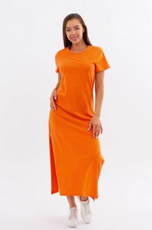 Однотонное женское платье-футболка Happyfox