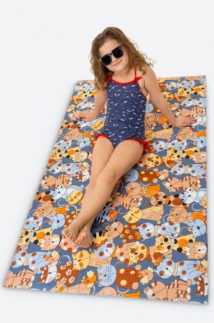 Полотенце пляжное вафельное 80x150 см Happy Fox Home
