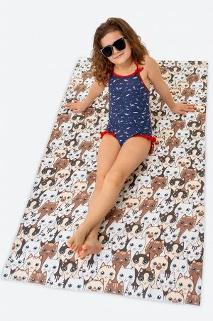 Полотенце пляжное вафельное 80x150 см Happy Fox Home