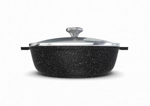 "Neva Granite" Жаровня со стекл. крышкой 24см, 2,5л