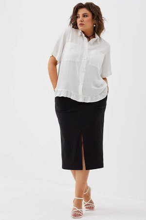 Юбка Юбка BegiModa 5014 чёрный 
Состав: ПЭ-65%; Хлопок-35%;
Сезон: Лето
Рост: 170

Элегантная юбка миди без подкладки, прямого кроя - идеальный выбор для создания стильных образов. Её универсальность