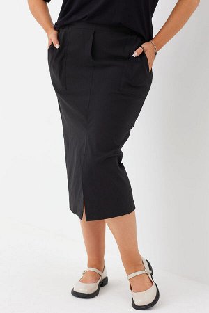 Юбка Юбка BegiModa 5014 чёрный 
Состав: ПЭ-65%; Хлопок-35%;
Сезон: Лето
Рост: 170

Элегантная юбка миди без подкладки, прямого кроя - идеальный выбор для создания стильных образов. Её универсальность