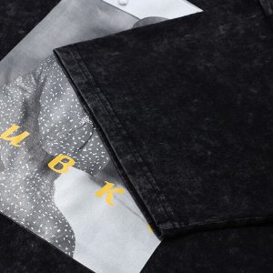 Футболка мужская MIST «Пивко» из вареного хлопка, черный