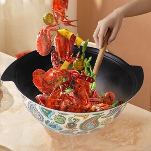 Алюминиевый казан с антипригарным покрытием, с крышкой, 30 см, 4,5 л