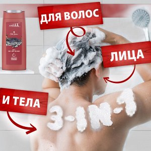 Олд Спайс Мужской гель для душа + Шампунь для волос 3 в 1 Old Spice Nightpanther 675 мл