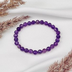 Браслет из камня Аметист