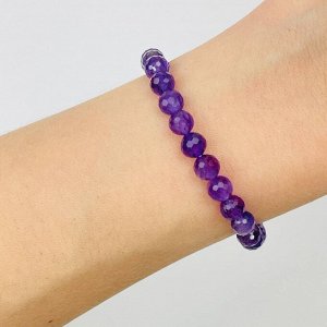 Браслет из камня Аметист