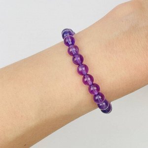 Браслет из камня Аметист