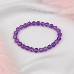 Браслет из камня Аметист