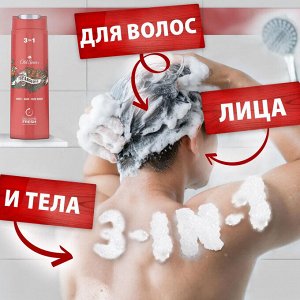 Олд Спайс Мужской гель для душа + Шампунь 2 в 1 Old Spice Bearglove 675 мл