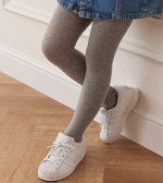 Колготки для девочки серый меланж