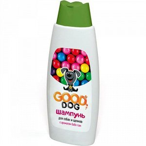 Good Dog Шампунь д/соб/щенков Аромат Bubble Gum 250мл (1/1)