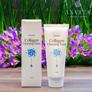 NANAMUS] ПЕНКА ДЛЯ УМЫВАНИЯ С КОЛЛАГЕНОМ COLLAGEN FOAM CLEANSING, 100 мл