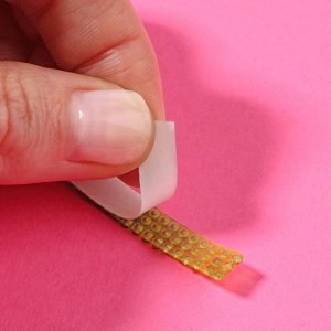 Стразы самоклеящиеся, d=2x7 мм, 4.5±0.5 м, разноцветные