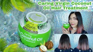 Caring Virgin Coconut oil hair treatment Paraben, silicone, sls free