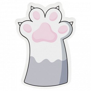Самоклеящийся блок фигурный MESHU ""Paws"", 40л., европодвеc, ассорти