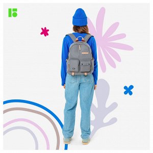 Рюкзак Berlingo Urban ""Music"" 40,5*30*13,5см, 1 отделение, 6 карманов, уплотненная спинка