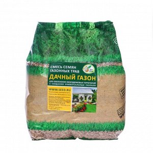 Семена газонной травы "Зеленый уголок","Дачный", 1,5 кг