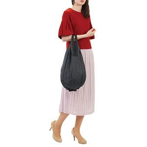 Shupatto Drop M compact bag - шоппинг сумка удлиненная в черном цвете
