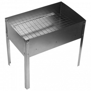 Мангал - коптильня maclay "Эконом", без шампуров, 40x25x40 см, металлический, разборный