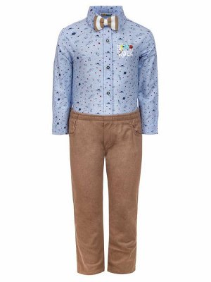 Комплект для мальчика:брюки и рубашка с бабочкой