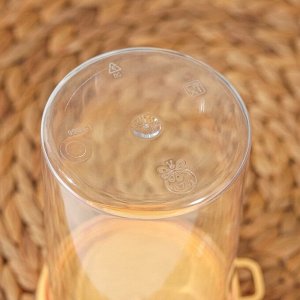Банка для сыпучих продуктов Полимербыт, 700 мл, с ложкой, прозрачная, пластик, МИКС