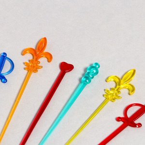 Шпажки для канапе, набор 50 шт., МИКС