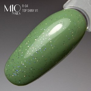 Shiny №1 Топ для маникюра с голографическими блестками Mio nails