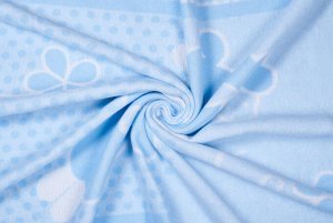 Одеяло байковое Sweet Baby Nuvola, 100х140 (голубой)