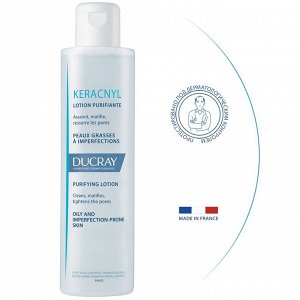 Дюкрэ Очищающий лосьон для проблемной кожи, 200 мл (Ducray, Keracnyl)