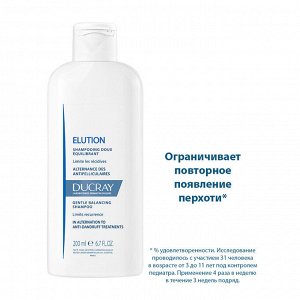 Дюкрэ Мягкий балансирующий шампунь, 200 мл (Ducray, Elution)