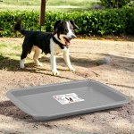 ПОДСТАВКА ПОД МИСКУ ДЛЯ ЖИВОТНЫХ LUCKY PET 29*19СМ (Серый)