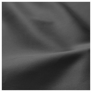 NOXAENEAN Простыня натяжная, темно-серый. 80x200см