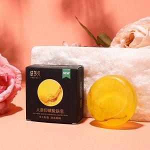 Лечебное косметическое мыло с корнем женьшеня, для ухода за проблемной кожей "ESABA" Anti Mite Skin Rejuvenating Ginseng Soap, 90 гр
